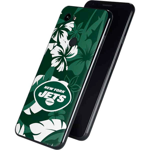 NFL New York Jets Tropical Print Google Pixel 3a XL Skin